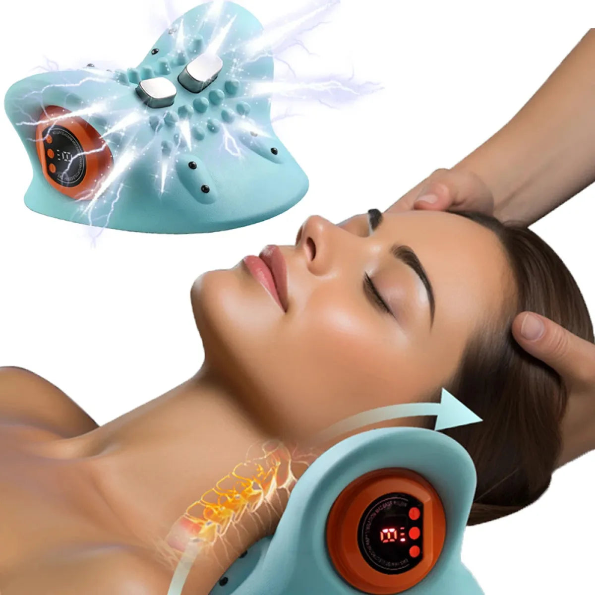AcuEase™️ 3-In-1 Cervical Traction Massager