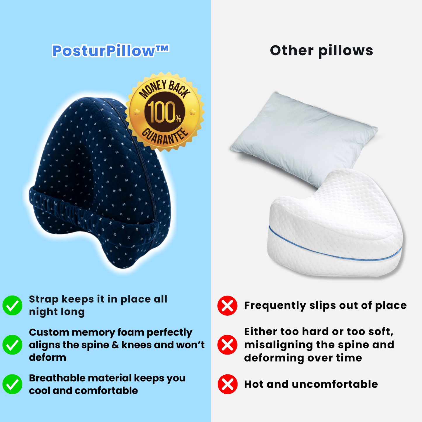 PosturPillow™ - Relieve Sciatica and Hip Pain