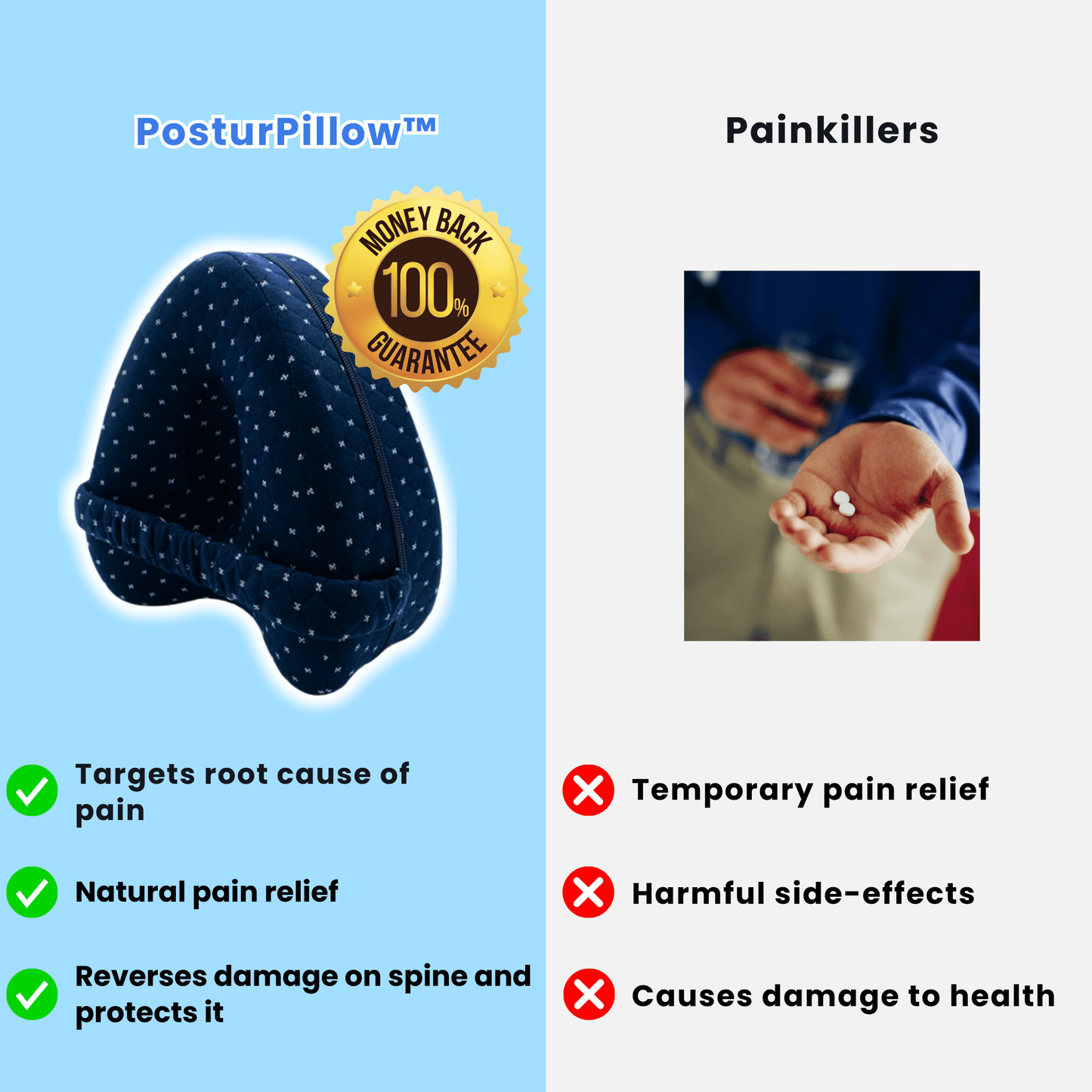 PosturPillow™ - Relieve Sciatica and Hip Pain