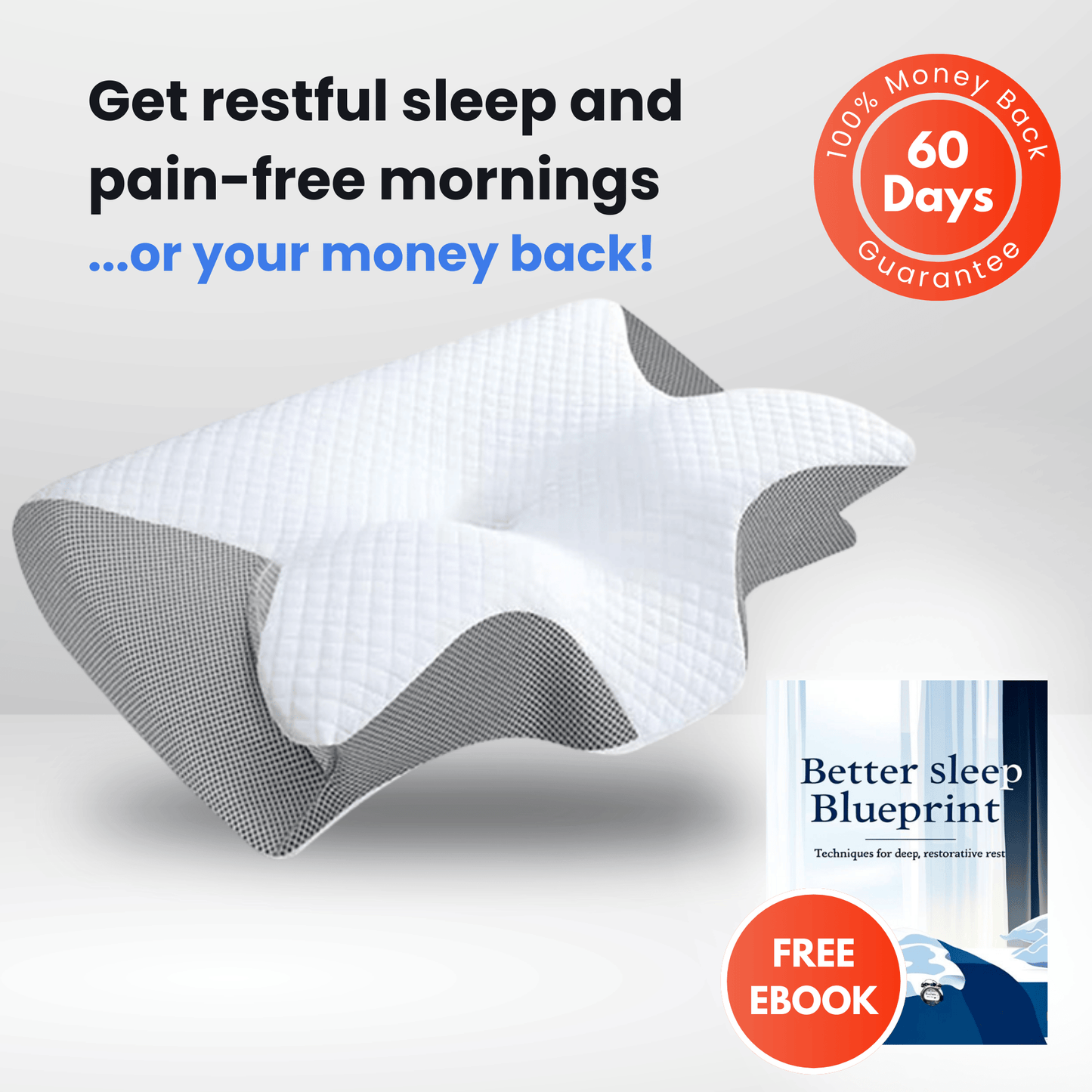 NeckNest™️ Contour Relief Pillow